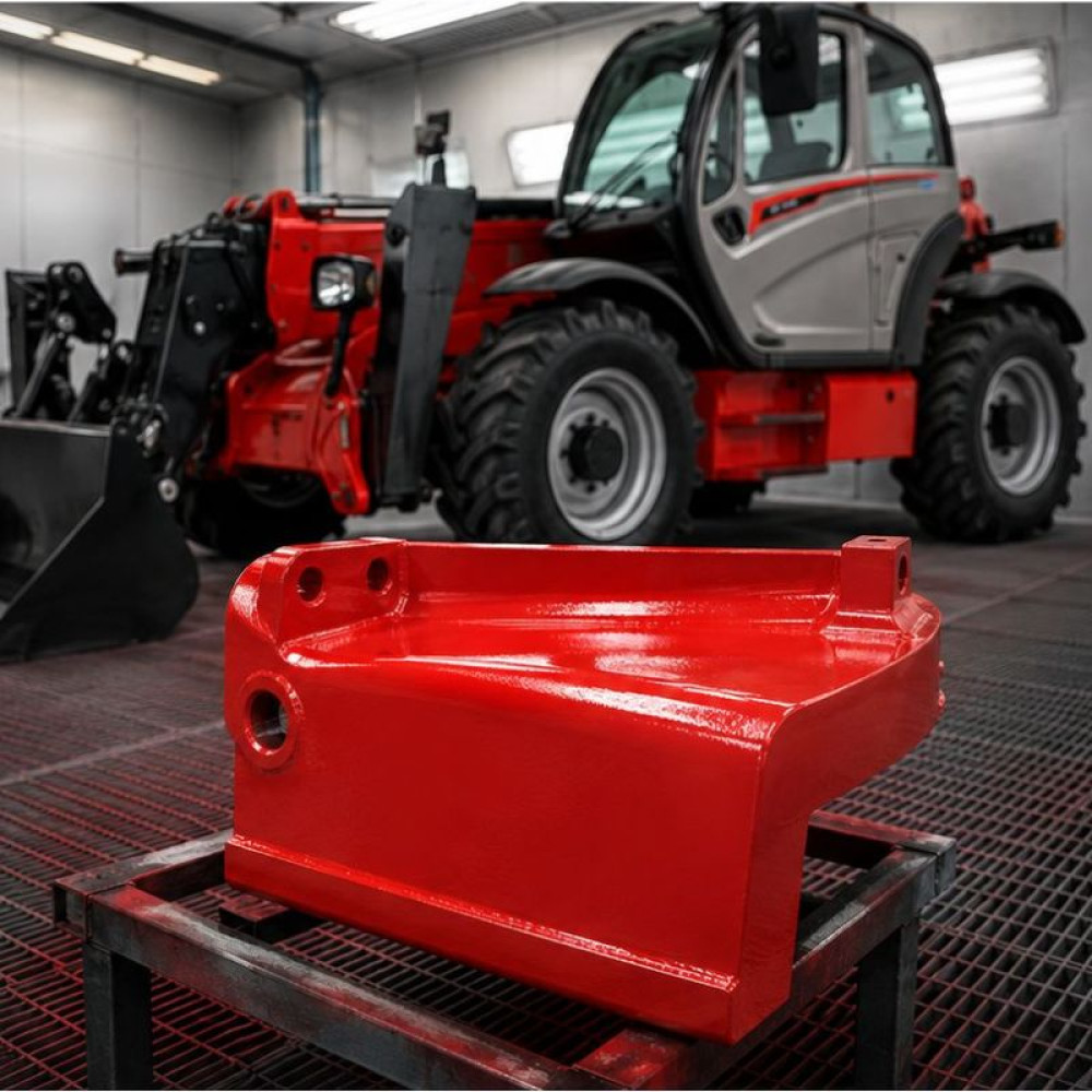 Покраска погрузчиков Manitou